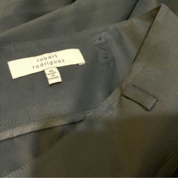 Robert rodriguez  pleated high waisted wide leg pants size 10 - Picture 6 of 7